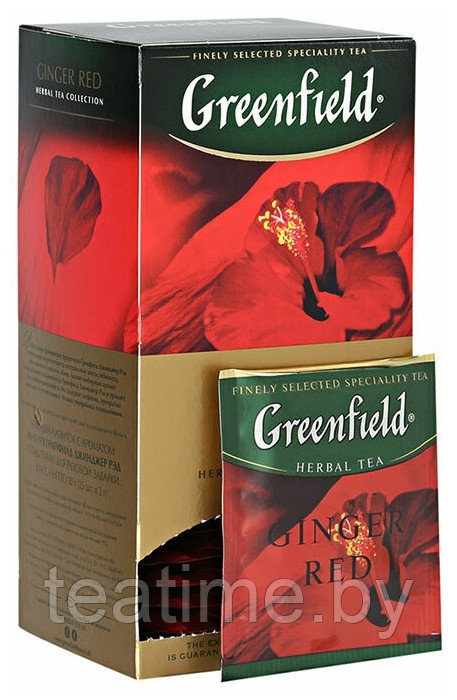 Чай ГринФилд Ginger Red 25 пак. (травяной)