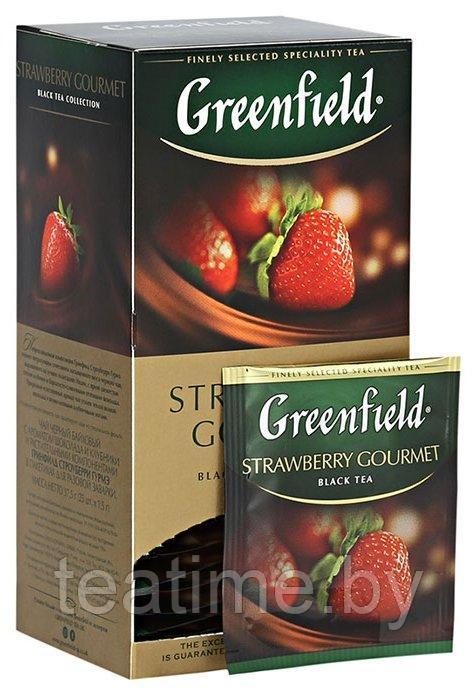 Чай ГринФилд Strawberry Gourmet 25 пак. (черный)