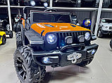 Детский электромобиль RiverToys C555CC 4WD (оранжевый глянец) Лицензия полноприводный двухместный, фото 2