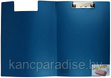 Клип-борд Index А4, пластик, тёмно-синий металлик, 0,7 мм.
