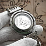 Комплект Pandora (Часы, кулон, браслет) Серебро с черным циферблатом, фото 7
