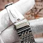 Комплект Pandora (Часы, кулон, браслет) Серебро с черным циферблатом, фото 3