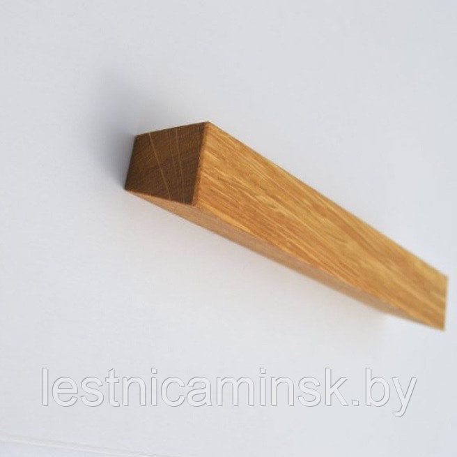 Мебельная ручка деревянная (РМ 14) из ясеня или дуба 100 мм,28*18*25.Шлифованные под покрытие. - фото 1 - id-p159617255