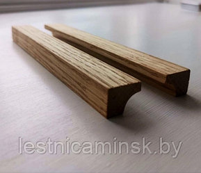 Мебельная ручка деревянная (РМ 27) из дуба  340 мм 30*25*14 .Шлифованные под покрытие.