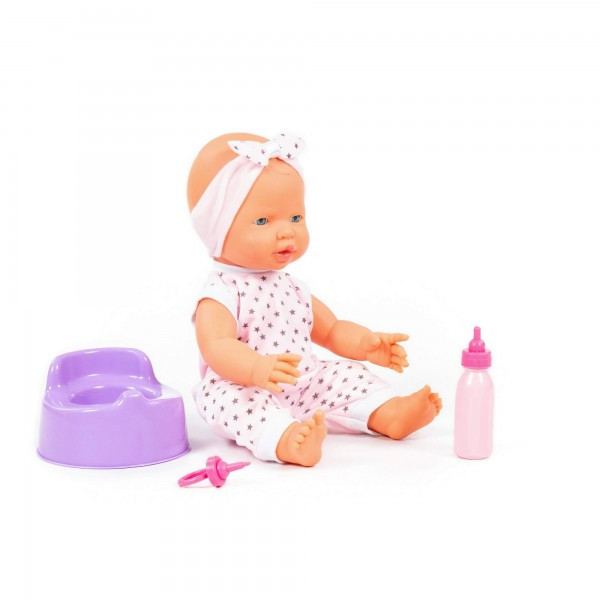 Детская игрушка Пупс "Весёлый" (35 см) с соской, бутылочкой и горшком (в пакете) арт. 86747 Полесье - фото 3 - id-p159618950
