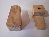 Мебельная ручка-крючок деревянная (РМ 15) из дуба или ясеня 30*25*22 .Шлифованные под покрытие., фото 4