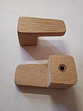 Мебельная ручка-крючок деревянная (РМ 15) из дуба или ясеня 30*25*22 .Шлифованные под покрытие., фото 5