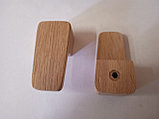 Мебельная ручка-крючок деревянная (РМ 15) из дуба или ясеня 30*25*22 .Шлифованные под покрытие., фото 6