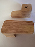 Мебельная ручка-крючок деревянная (РМ 15) из дуба или ясеня 30*25*22 .Шлифованные под покрытие., фото 7