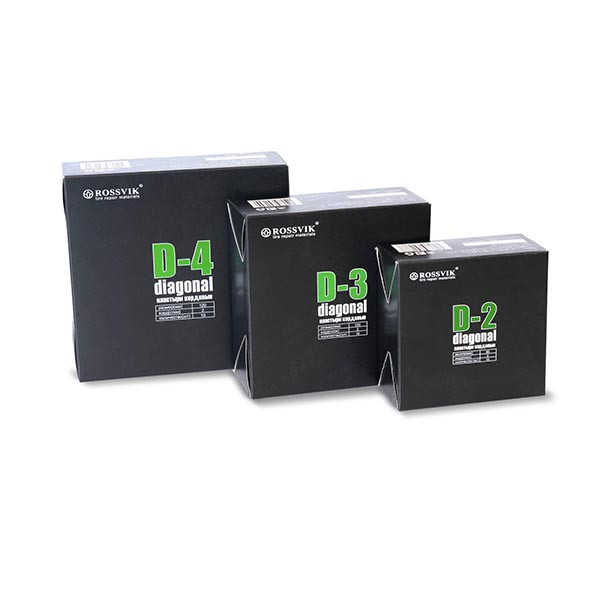 D-2, Пластырь х/в кордовый диагональный 2 слоя 80х80 мм (10 шт.)