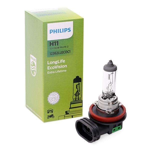 Автомобильная лампа H11 Philips LONGLIFE ECOVISION 12362LLECOC1 - фото 1 - id-p159628265