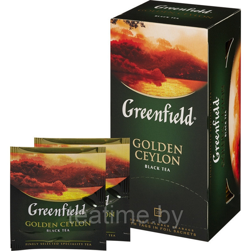 Чай ГринФилд Golden Ceylon 25 пак. (черный)