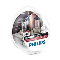 Автомобильная лампа H4 Philips VisionPlus +60% 12342VPS2 (комплект 2 шт)