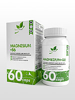 Витамины, минералы и жирные кислоты NaturalSupp Magnesium+B6 60 капс