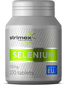Витамины, минералы и жирные кислоты Strimex Sport Nutrition Selenium 100 таб