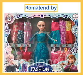 Игровой набор Fashion "Холодное сердце", кукла с платьями, арт.669C