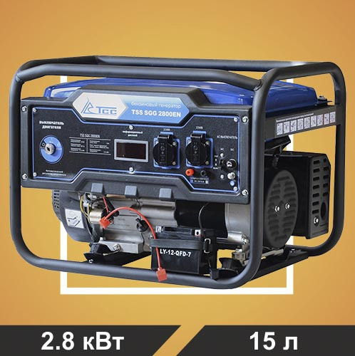 Бензогенератор TSS SGG 2800EN открытое
