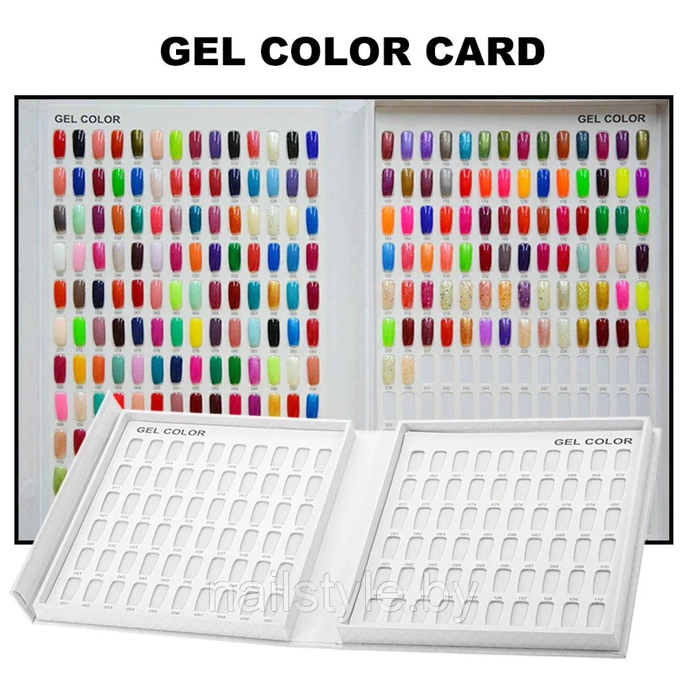 Книга-палитра на 216 цветов для гель лаков - фото 2 - id-p159634342