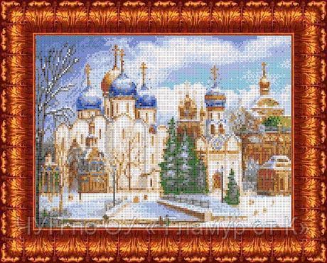 Рисунок на ткани КАРОЛИНКА арт. КБП-3031 Троице-Сергиева лавра 25,5х36 см