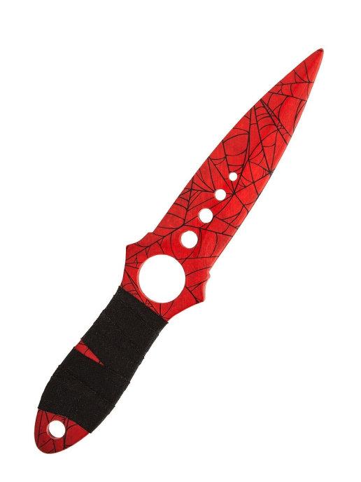 Нож Скелетный VozWooden Кровавая Паутина (деревянная реплика) - фото 2 - id-p159636654