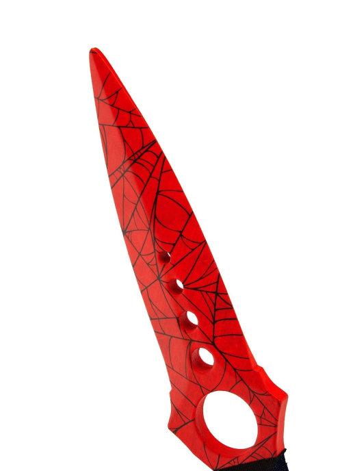 Нож Скелетный VozWooden Кровавая Паутина (деревянная реплика) - фото 3 - id-p159636654