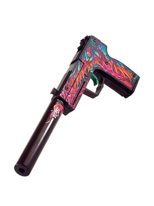 Деревянный пистолет VozWooden Active USP-S Скоростной Зверь (резинкострел) - фото 4 - id-p159641876