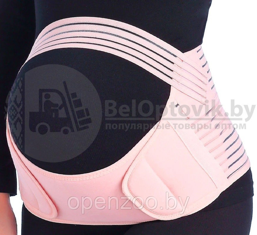 Универсальный бандаж для беременных Belly brace pelvic support shrink abdomen Бежевый размер M - фото 10 - id-p159643890