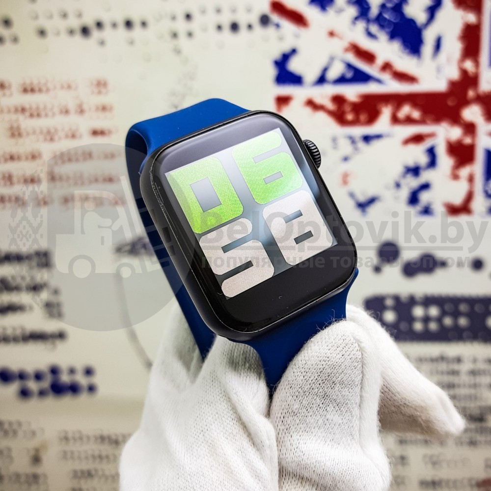 Смарт часы T500 (FT50) в стиле Aplle Watch (тонометр, датчик сердечного ритма) Синие - фото 10 - id-p132945980