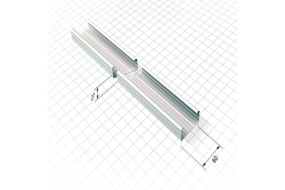Профиль потолочный ПЛ 60-27-0,4-3000 ОТ СТБ 1177-99