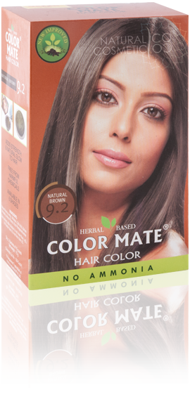 Краска для волос COLOR MATE Hair Color (75г.)— травяная краска без аммиака!(натуральный коричневый) Тон- 9.2