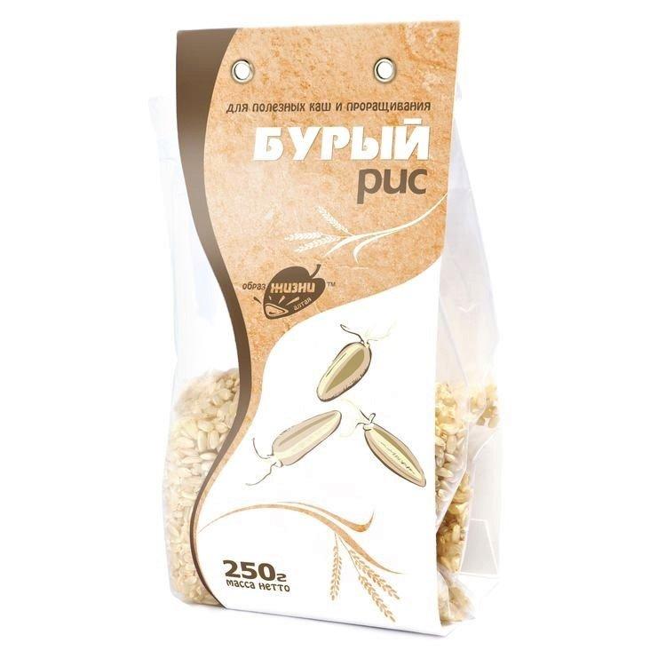 Рис бурый "Образ Жизни Алтая", 250 гр