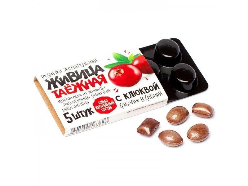 Натуральная жевательная резинка "Живица таежная" с экстрактом шиповника