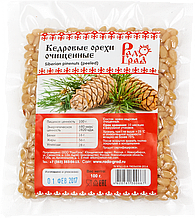 Кедровые орехи в вакуумной упаковке "Радоград" 100 гр