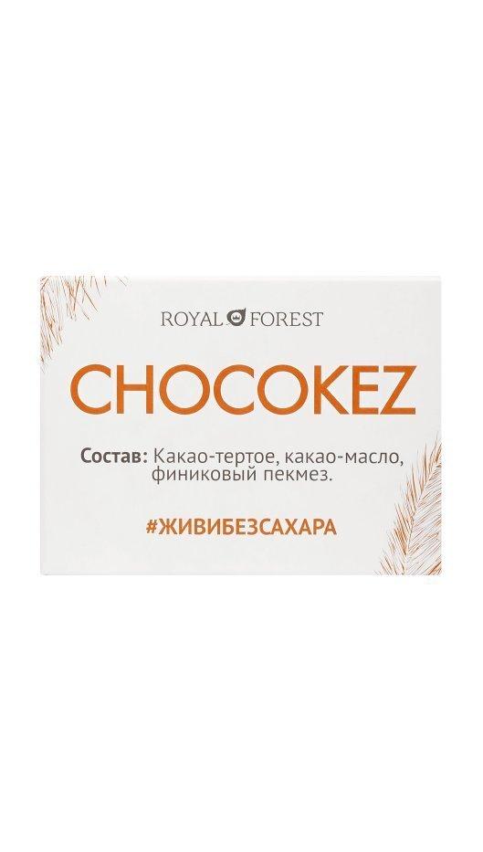 Шоколад на финиковом пекмезе "Royal Forest" (Chocokez), 30 г