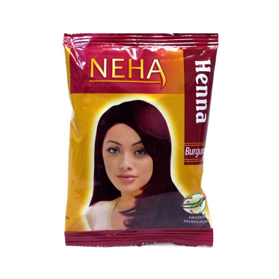 Натуральная краска для волос на основе хны "Neha" (бургундия) 20 г