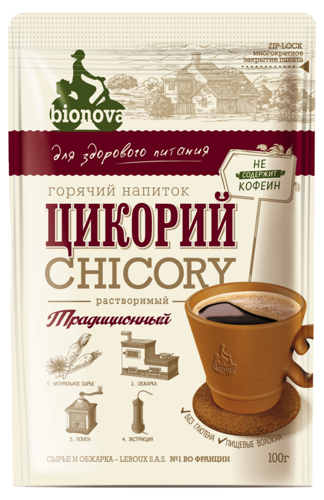 Цикорий "Бионова" традиционный, 100 г