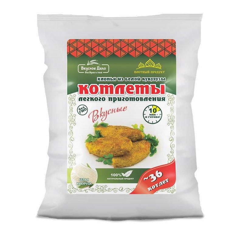 Котлеты из белой кукурузы "Вкусное дело", 500 г