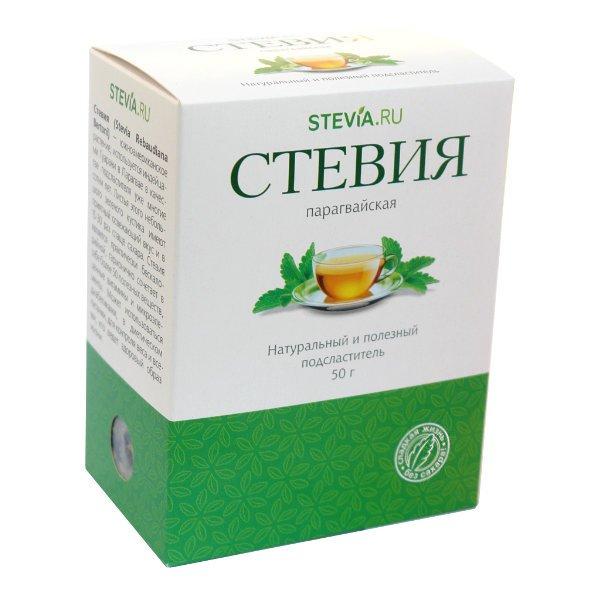 Стевия "Парагвайская" сухой лист, 50 г.