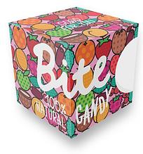 Набор фруктово-ягодных батончиков "Bite Candy" розовый, 120 г