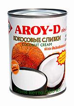 Кокосовые сливки AROY-D, 560 мл (Тайланд)