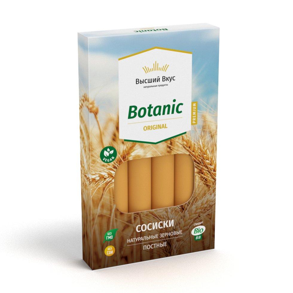 Сосиски пшеничные "Botanic Original" Высший вкус, 200 г