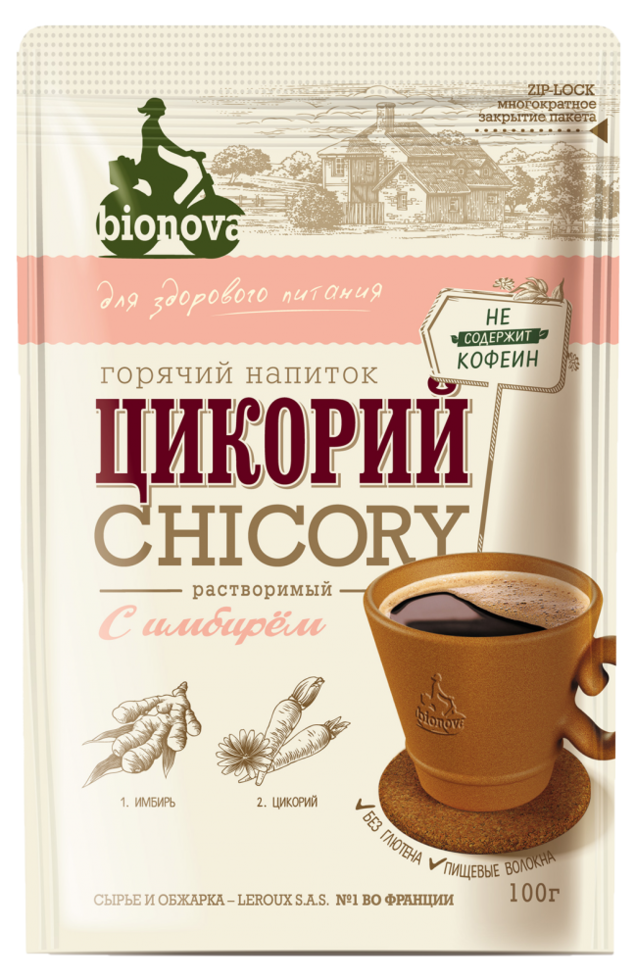 Цикорий "Бионова" с имбирём, 100 г