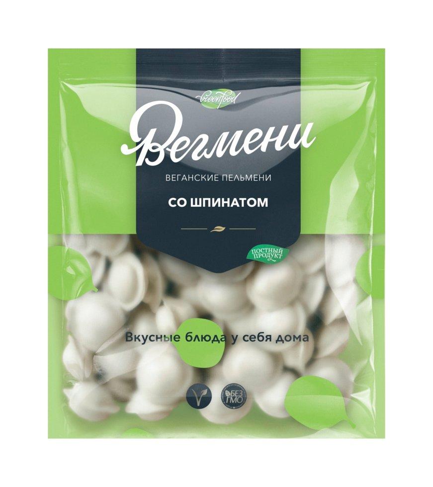 Пельмени "Вегмени" со шпинатом, 450 г