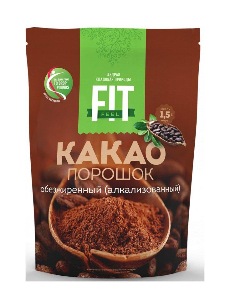 Какао порошок обезжиренный 1,5% "Fit Feel", 150 г