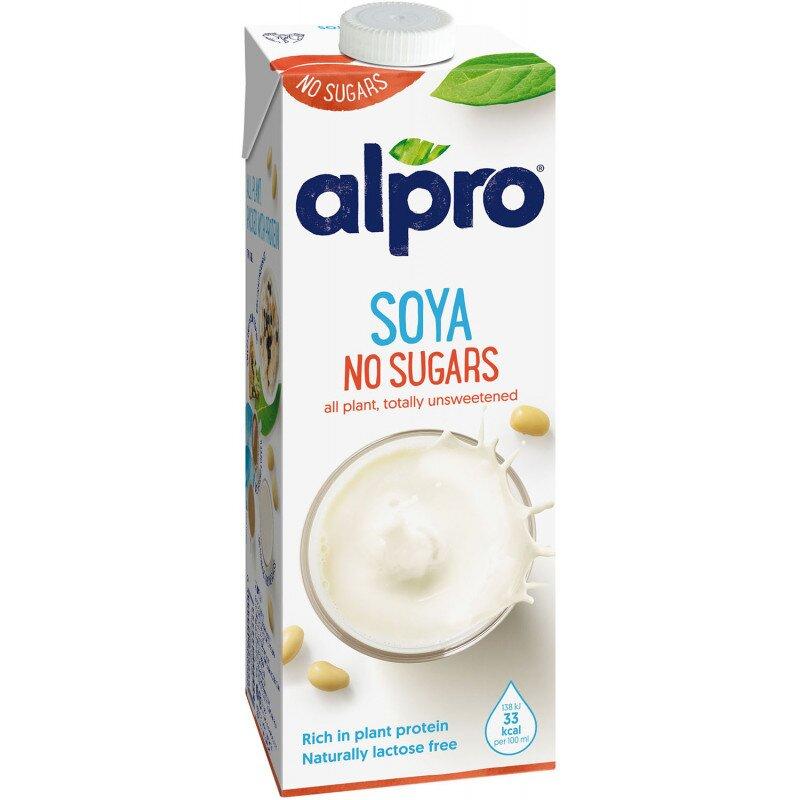 Напиток соевый "Alpro" без сахара (соевое молоко), 1 л