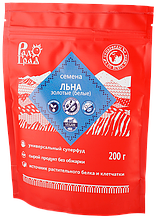 Семена льна золотые (белые) "Радоград", 200 гр.
