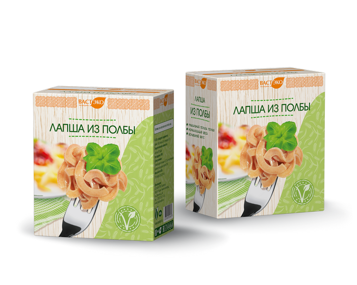 Макароны из полбы (лапша) ВастЭко 400 г
