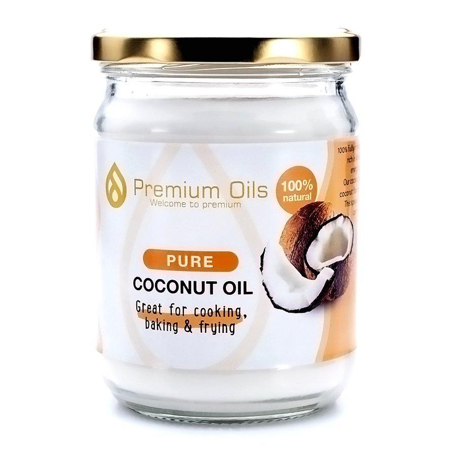 Масло кокосовое рафинированное "Premium Oils", 500 мл.