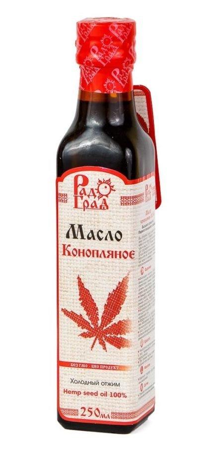 Масло конопляное "Радоград", 250 мл (стекло)