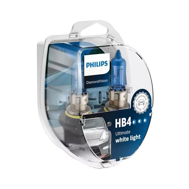 Автомобильная лампа HB4 Philips Diamond Vision 9006DVS2 (комплект 2 шт) - фото 1 - id-p159698527